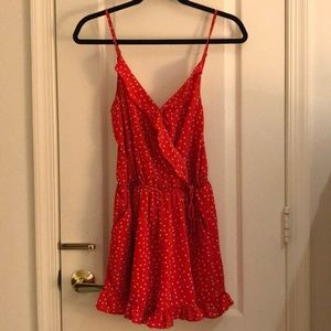 One Clothing polka dot romper